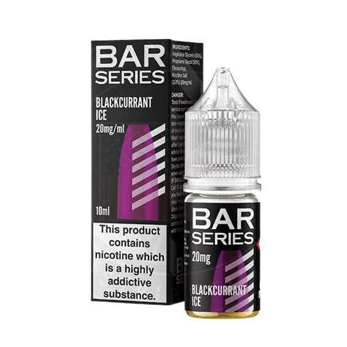 Blackcurrant Ice Nic Salts E-Liquid by Bar Series