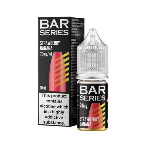 Strawberry Banana Nic Salts E-Liquid by Bar Series