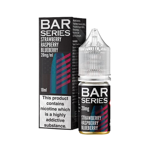 Strawberry Raspberry Blueberry Nic Salts E-Liquid by Bar Series
