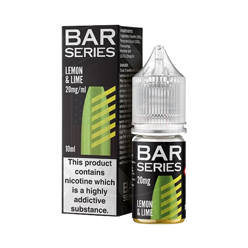 Lemon & Lime Nic Salts E-Liquid by Bar Series
