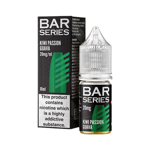 Kiwi Passion Guava Nic Salts E-Liquid by Bar Series