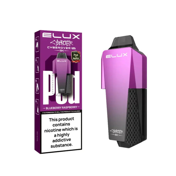 Elux Cyberover 6K Refill Pod 20mg Blue Raspberry