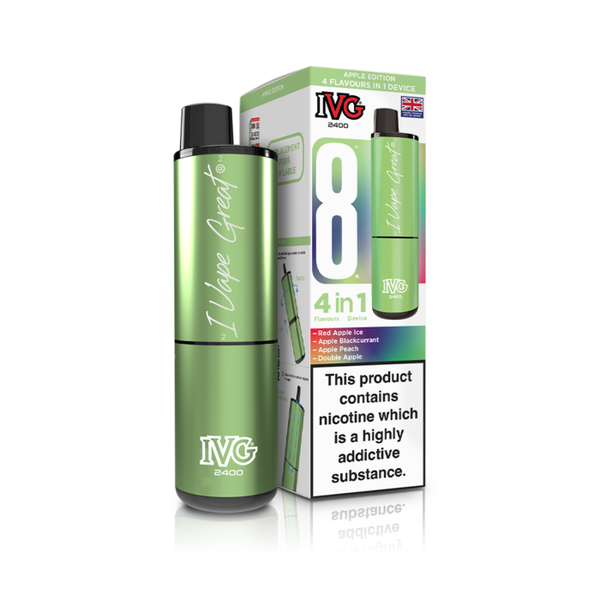 IVG 2400 Reload 4in1 Prefilled Pods Apple Edition