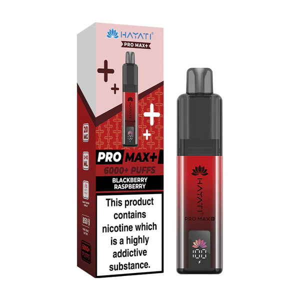 Hayati Pro Max 6000+ Pods Blackberry Raspberry