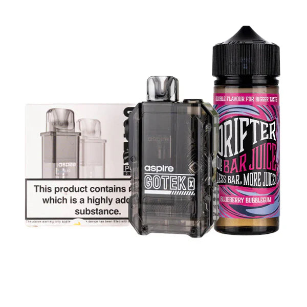 GoTek X Nicotine Free Bundle by Aspire