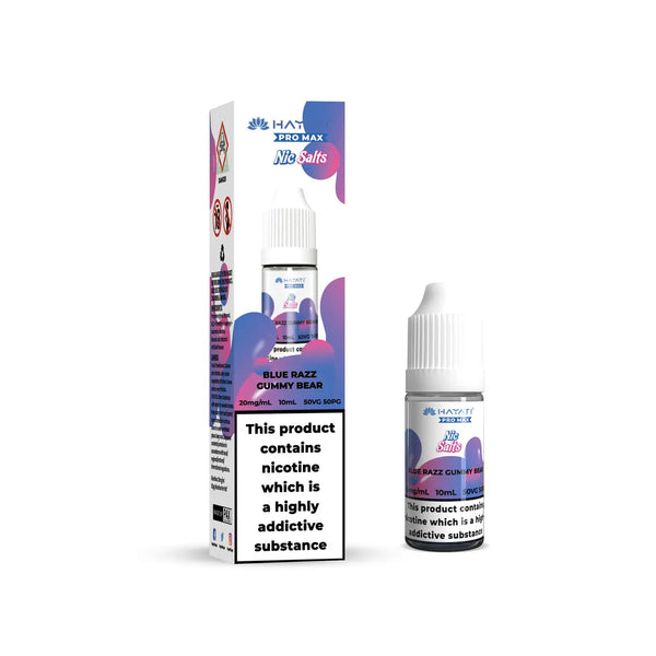 Blue Razz Gummy Bear Nic Salt E-Liquid Pro Max 10ml by Hayati