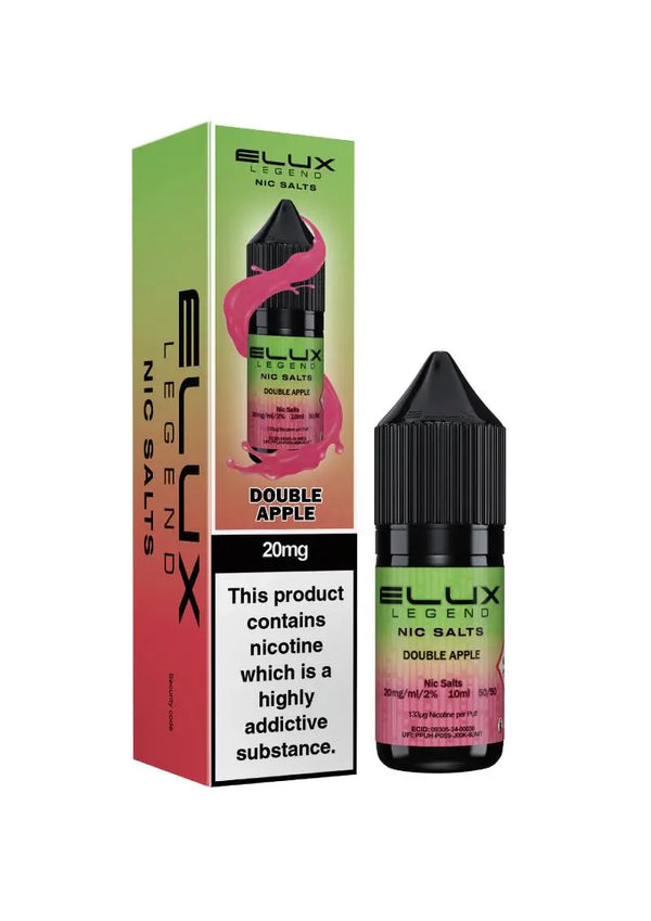Double Apple Nic Salt E-Liquid 10ml by Elux Legend