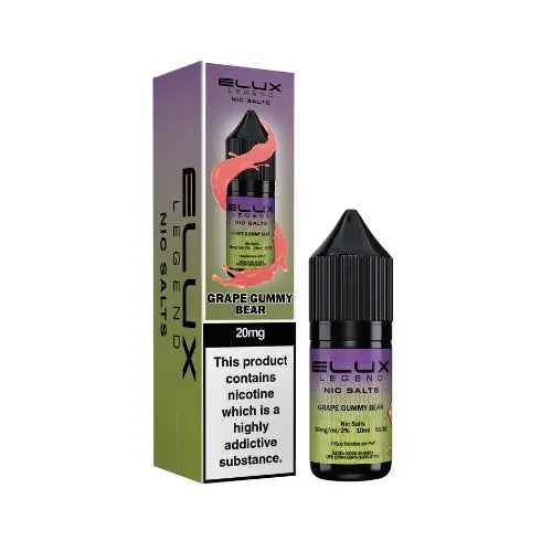 Grape Gummy Bear Nic Salt E-liquid 10ml by Elux Legend