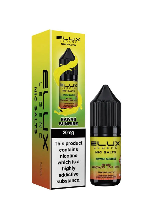 Hawaii Sunrise Nic Salt E-Liquid 10ml by Elux Legend