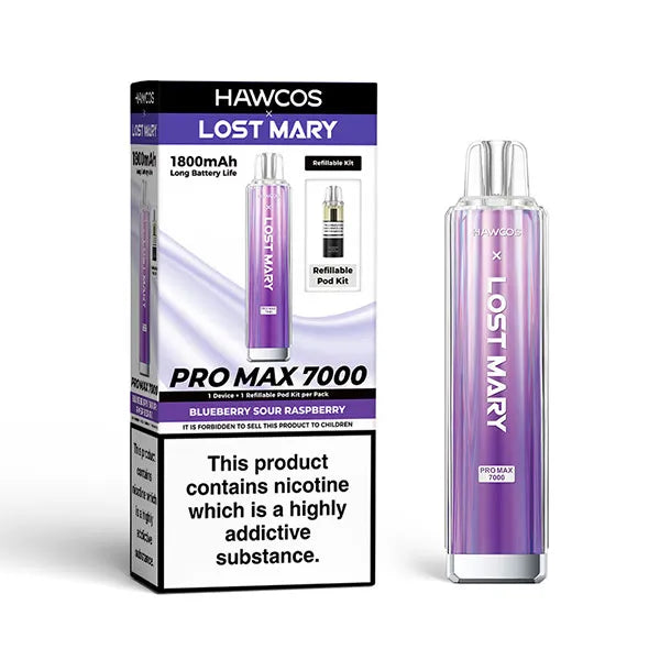 Hawcos x Pro Max 7000 Vape Kit by Lost Mary