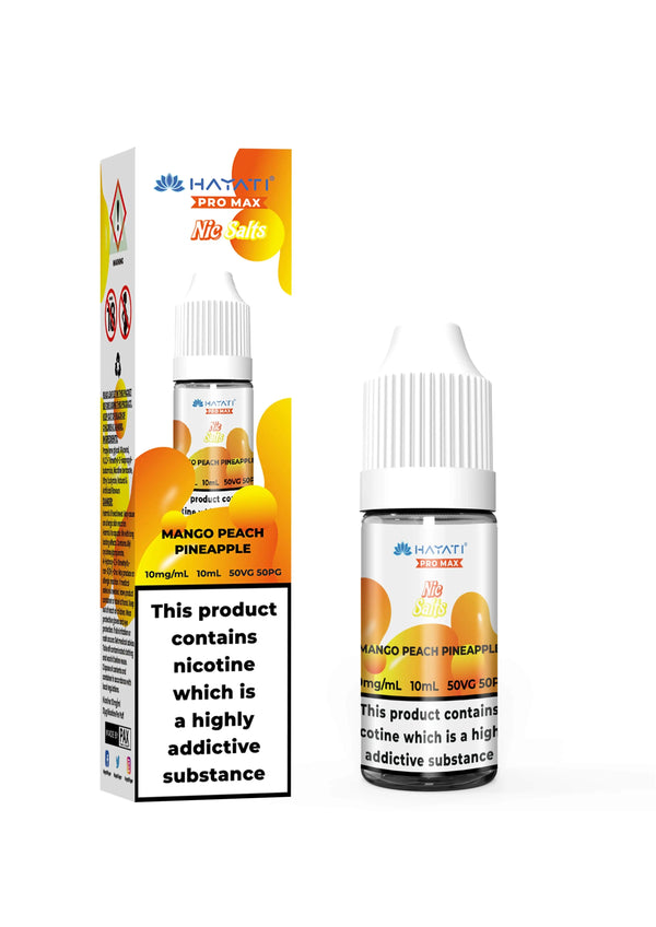 Mango Peach Pineapple Nic Salt E-Liquid Pro Max 10ml by Hayati
