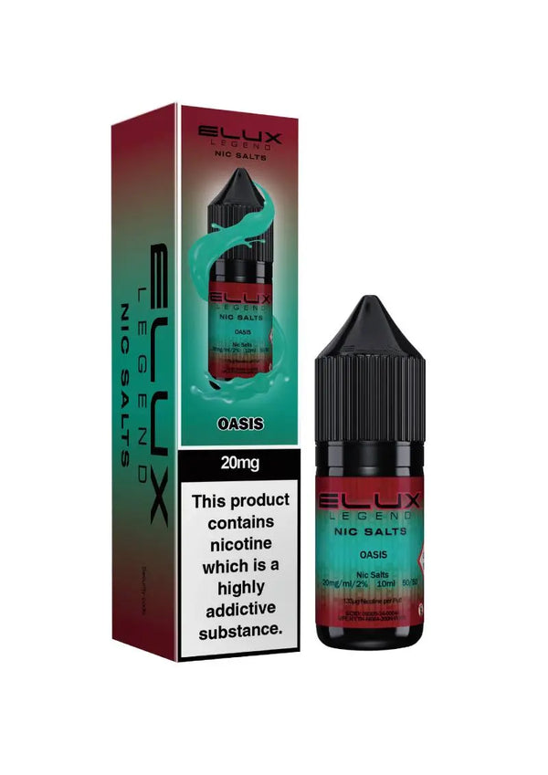 Oasis Nic Salt E-Liquid 10ml by Elux Legend