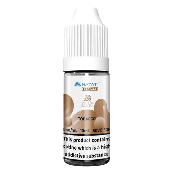 Tobacco Nic Salt E-Liquid Pro Max 10ml by Hayati