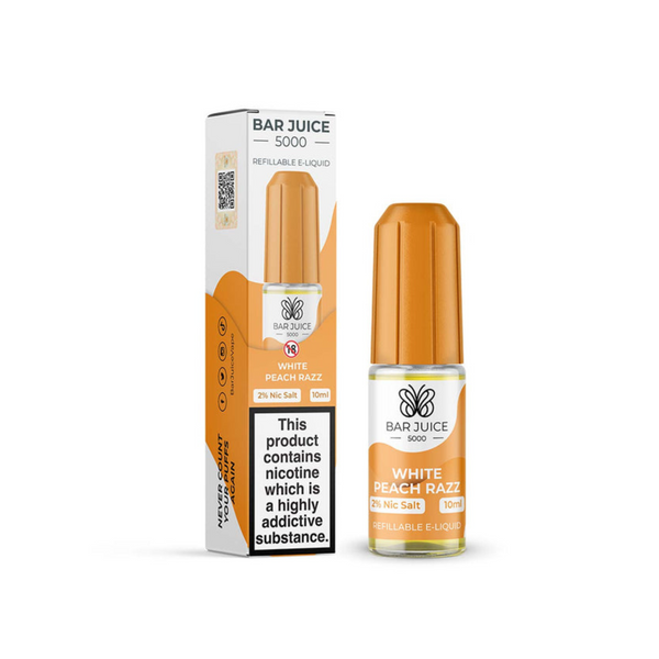 White Peach Razz Nic Salt by Bar Juice 5000