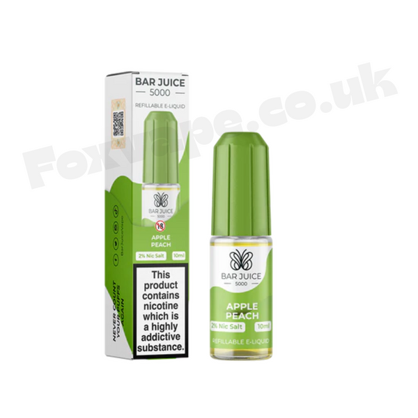 Apple Peach Nic Salt by Bar Juice 5000
