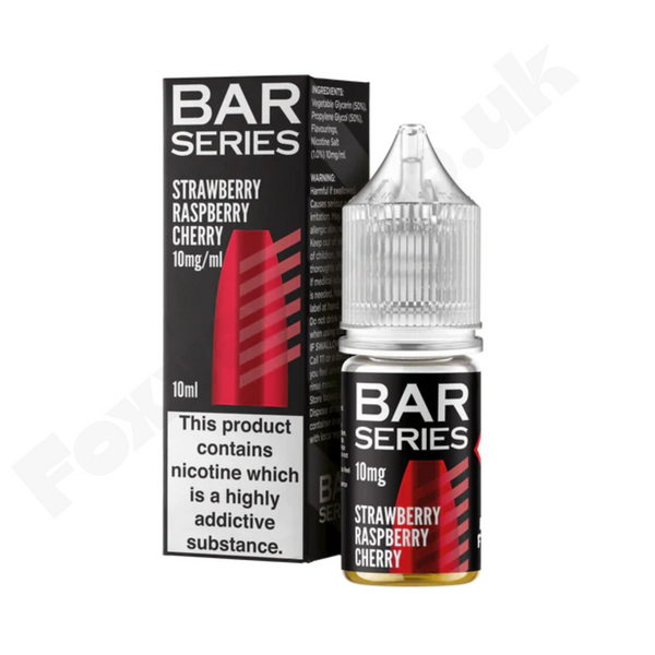Strawberry Raspberry Cherry Nic Salts  E-Liquid by Bar Series