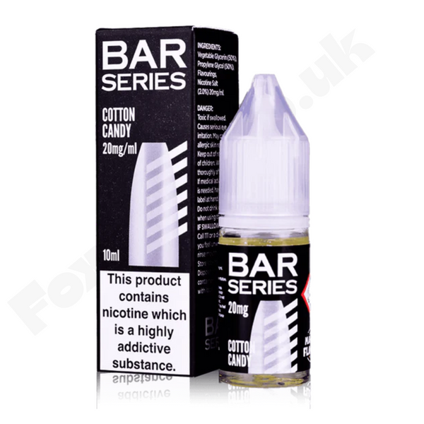 Cotton Candy Nic Salts  E-Liquid by Bar Series