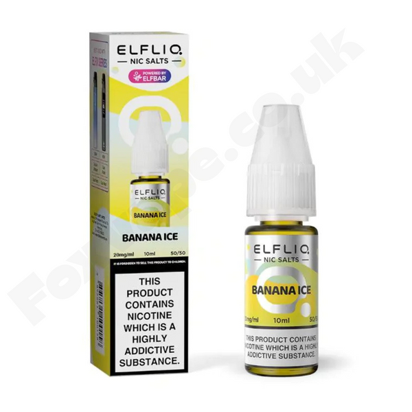 ElfLiq Banana Ice Nic Salts - 10ml by ELFBAR