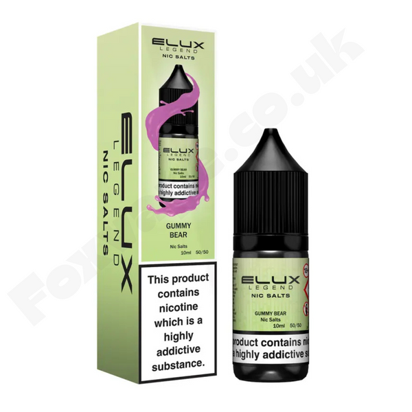Gummy Bear Nic Salt E-Liquid 10ml by Elux Legend
