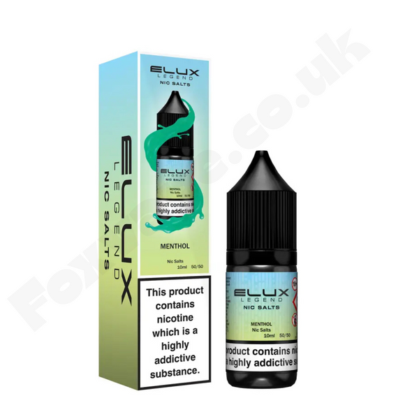 Menthol Nic Salt E-Liquid 10ml by Elux Legend