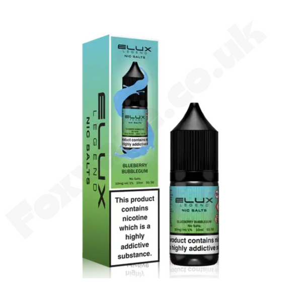 Blueberry Bubblegum Nic Salt E-Liquid 10ml by Elux Legend