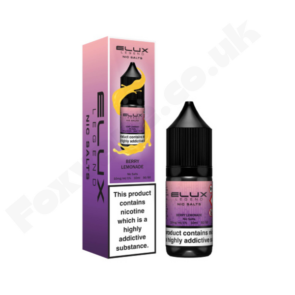 Berry Lemonade Nic Salt E-Liquid 10ml by Elux Legend