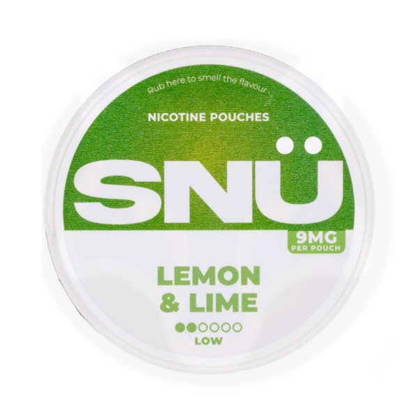 Lemon & Lime Nicotine Pouches by SNÜ