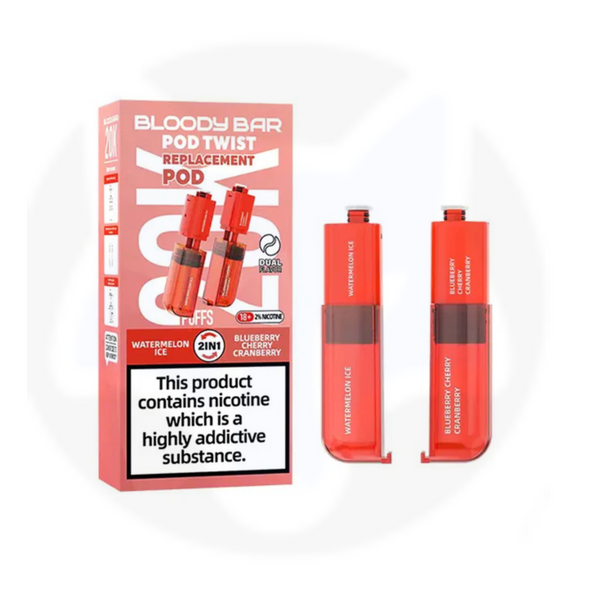 20k Pod Twist Prefilled Pods 20mg by Bloody Bar