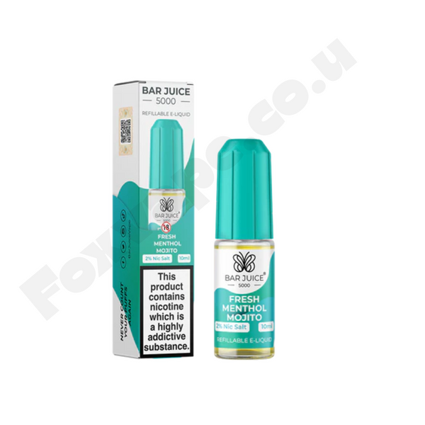 Fresh Menthol Mojito Nic Salt by Bar Juice 5000