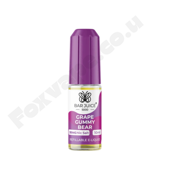 Grape Gummy Bear Nic Salt by Bar Juice 5000