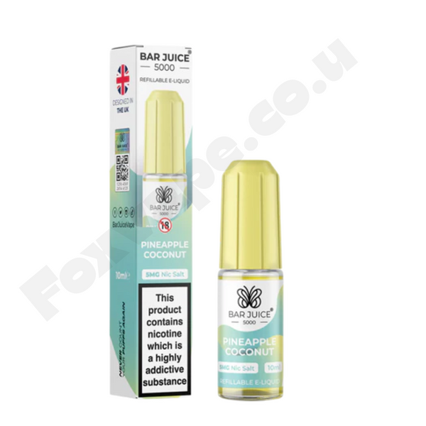Pineapple Coconut Nic Salt by Bar Juice 5000
