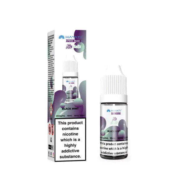 Black Mint Nic Salt E-Liquid Pro Max 10ml by Hayati