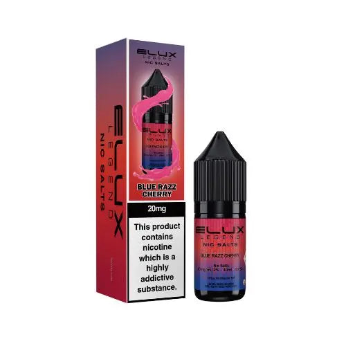 Blue Razz Cherry Nic Salt E-Liquid 10ml by Elux Legend