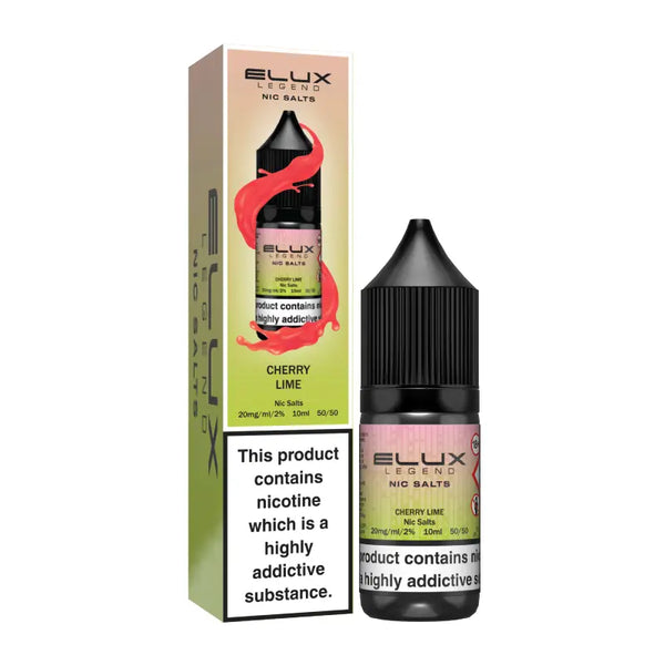 Cherry Lime Nic Salt E-Liquid 10ml by Elux Legend