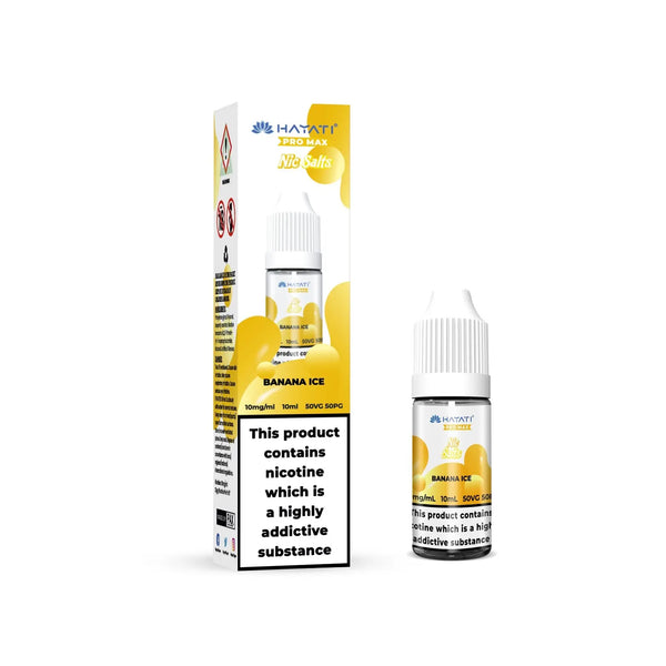 Banana Ice Nic Salt E-liquid Pro Max 10ml by Hayati