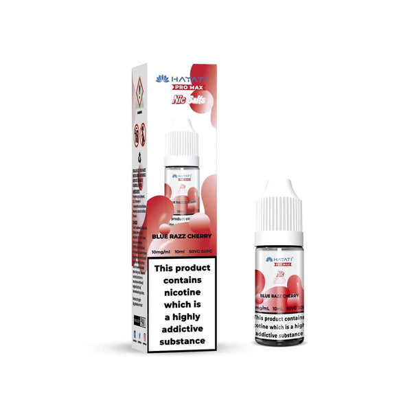 Blue Razz Cherry Nic Salt E-liquid Pro Max 10ml by Hayati