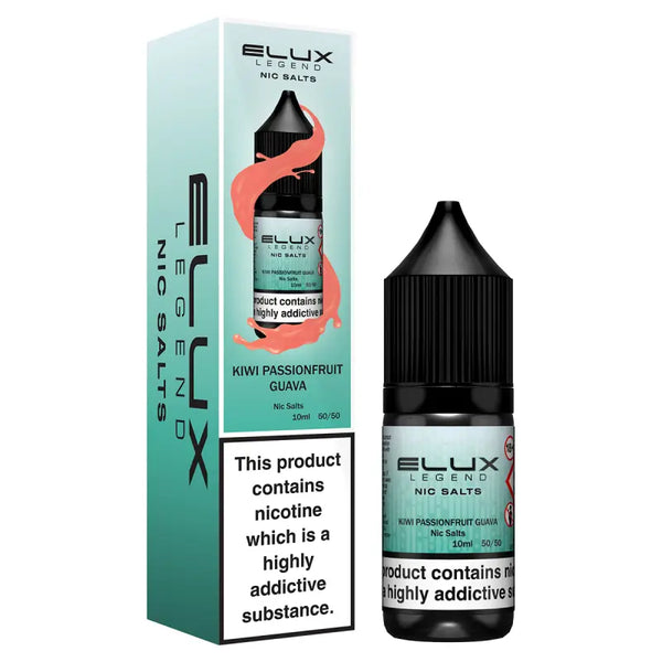 Kiwi Passionfruit Guava Nic Salt E-Liquid 10ml by Elux Legend